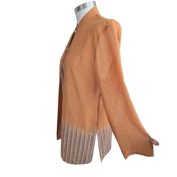 Gianni Lo Giadice Milano Sz 40 Long Sleeve Textured Jacket Button Closure HS163 - Picture 11 of 13